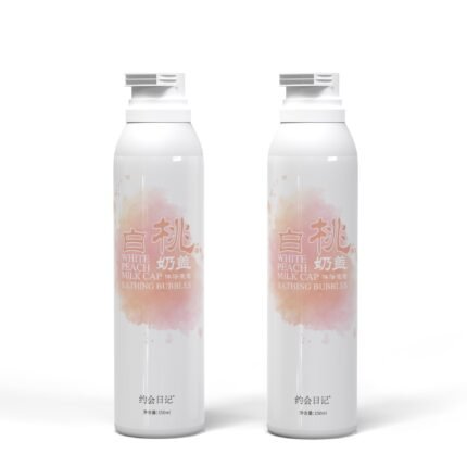 White Peach Milk Cap Bath Mousse Spray 150ml